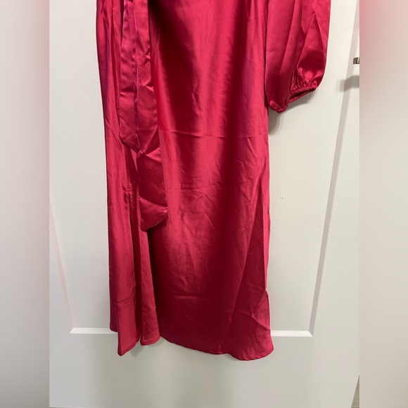 Worn Once Mittoshop One-Sleeve Satin Maxi Dress - Picture 3 of 9